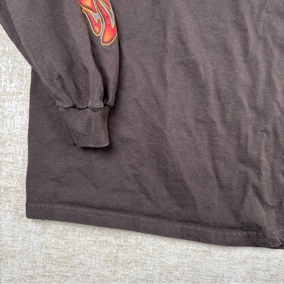 Bucket of Blood Saloon 3XL Long Sleeve Shirt Harley Davidson Biker 1876 Nevada - Picture 9 of 14